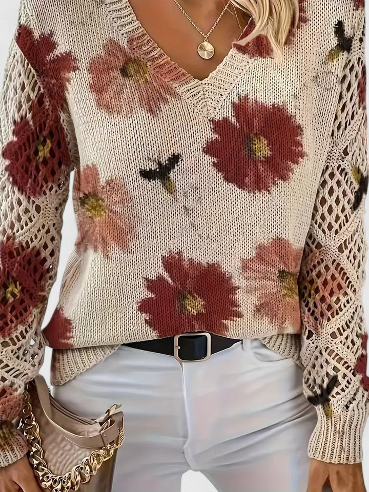 Aurélie | Sweter Kwiatowy