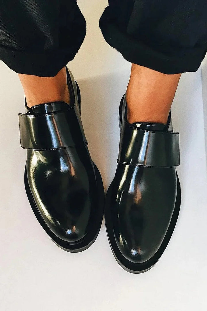 Iris | Błyszczące Loafersy