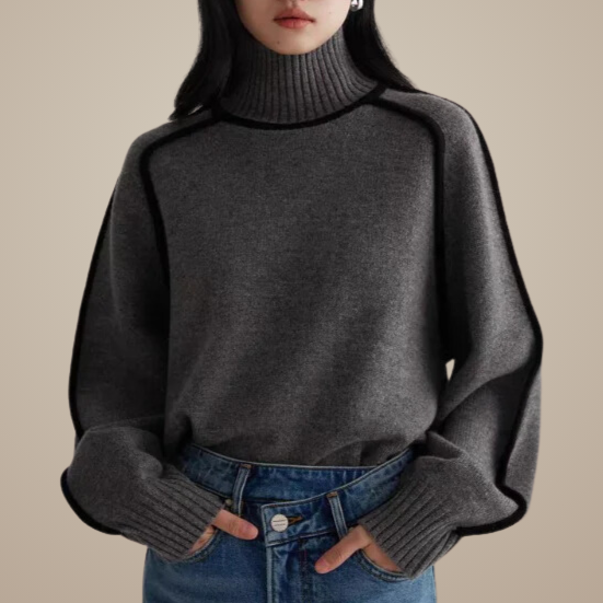 Emily | Sweter z Golfem