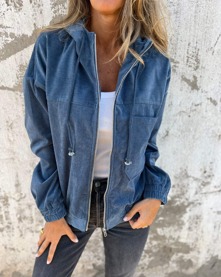 Ella | Wygodny Vest z Kapturem