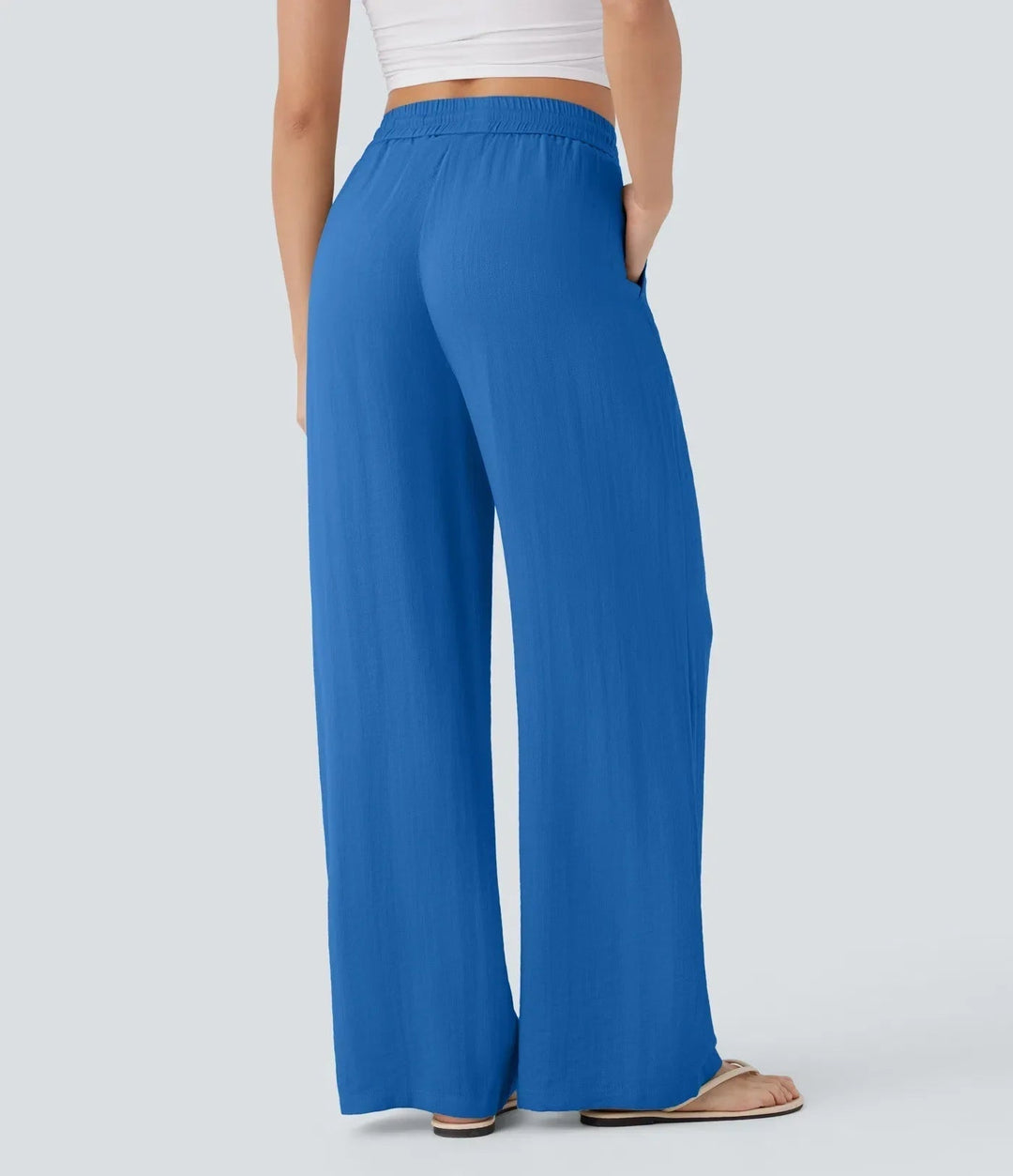 Zafeiria | Eleganckie lniane Spodnie