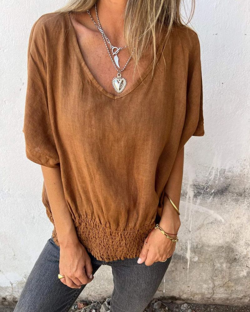 Jenny | Luźny Letni Top