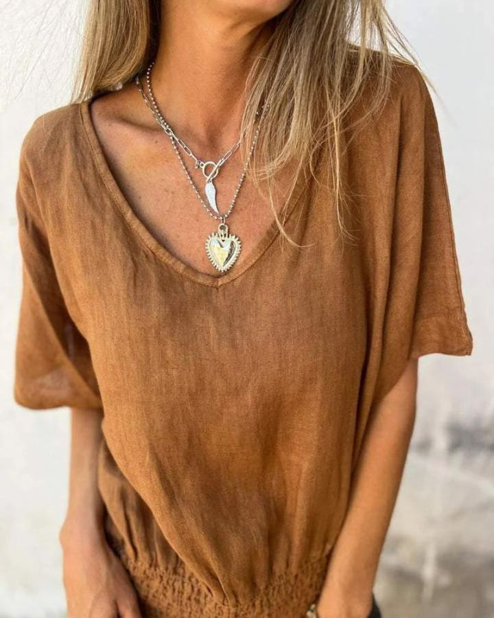 Jenny | Luźny Letni Top