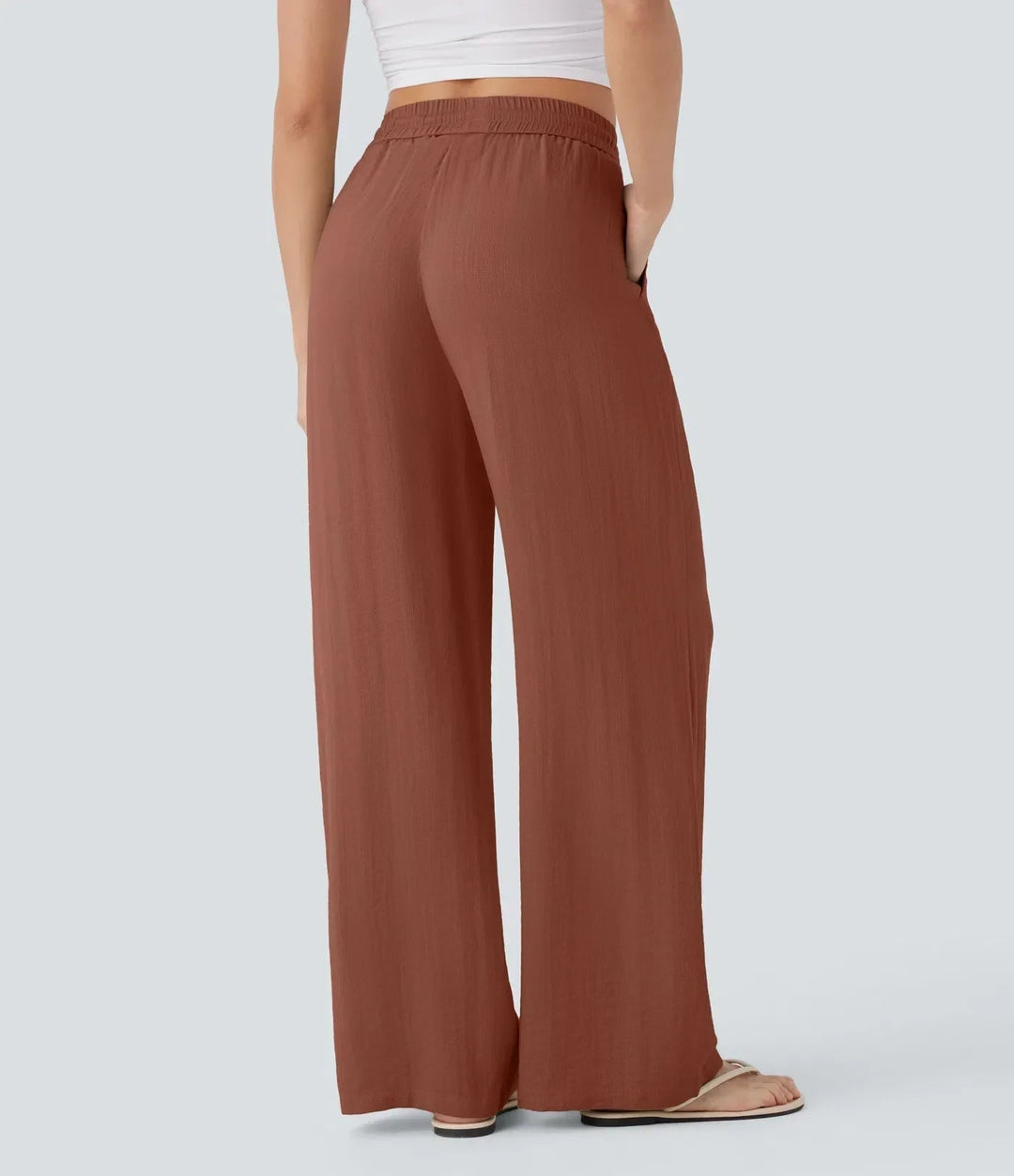 Zafeiria | Eleganckie lniane Spodnie