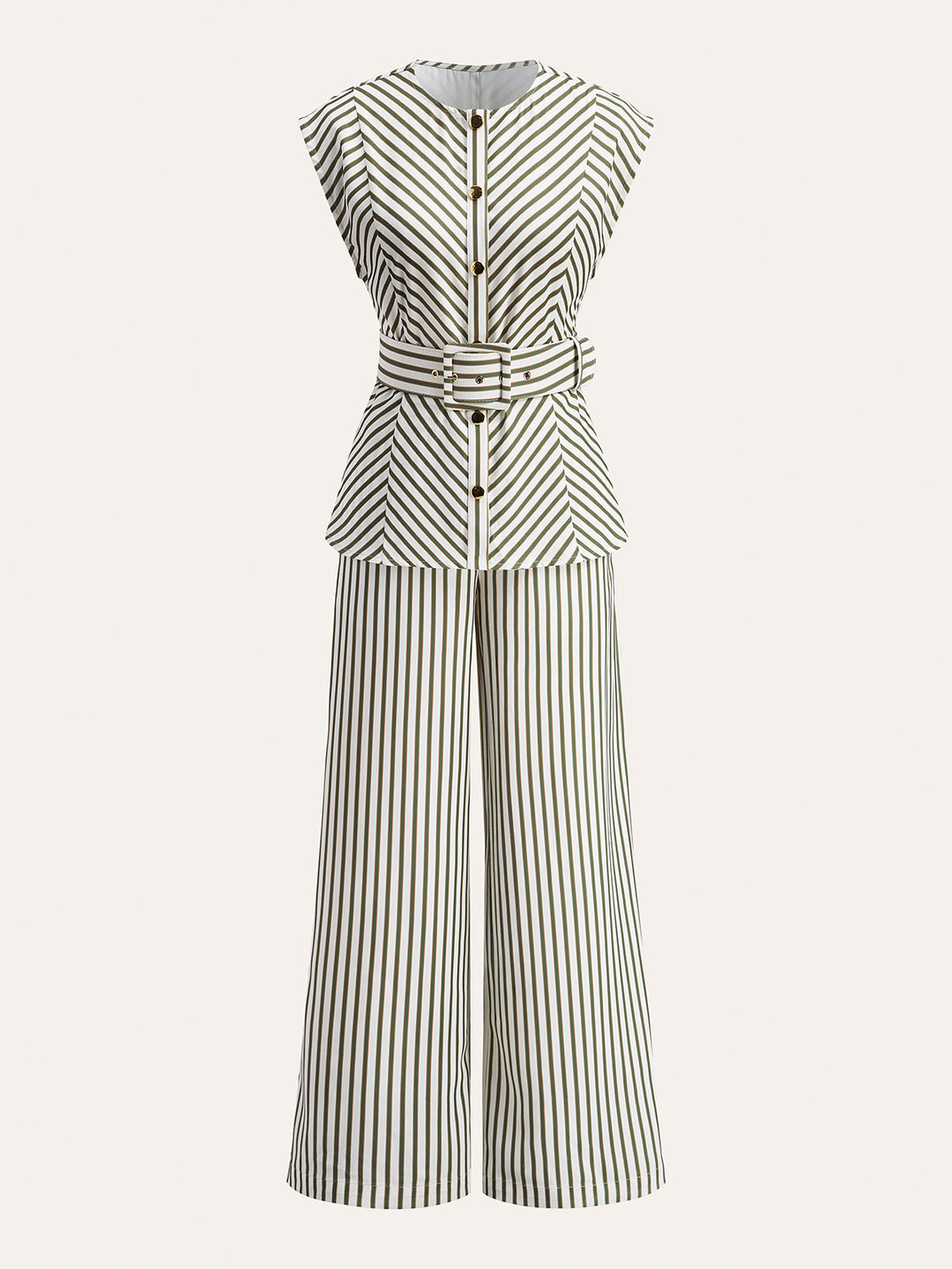 Zara | Metaliczna Koszula w Paski