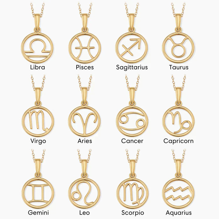 Rosalyette | Naszyjnik Zodiak 18K